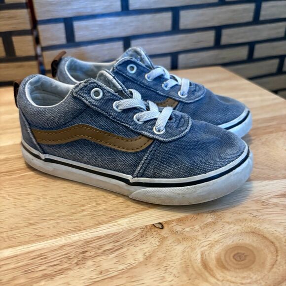 Vans Denim Sneakers Size 9 - Picture 2 of 7